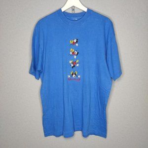 Mickey Mouse Vintage T-shirt Embroidered Logo 90s